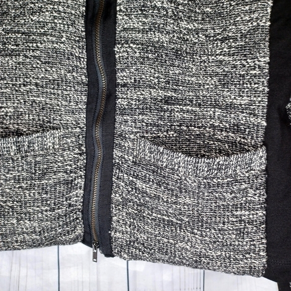 Eileen Fisher Tweed Black And Gray Jacket - Picture 5 of 14